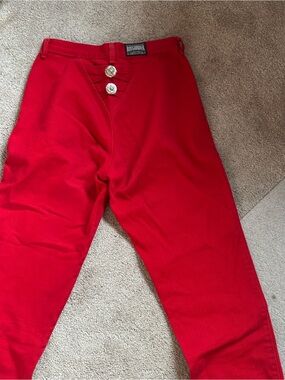 Rough rider red High-Waist jeans